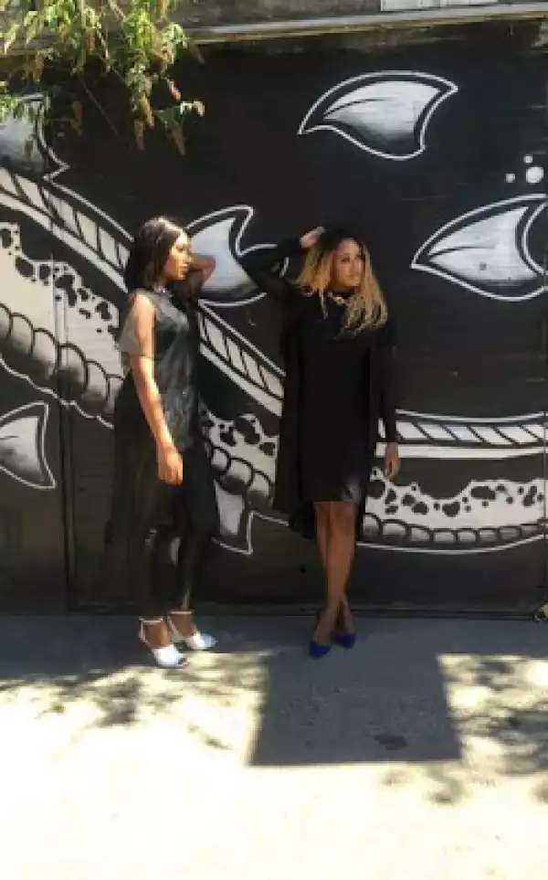 DJ Cuppy & Temi Otedola Stun In BTS Photos